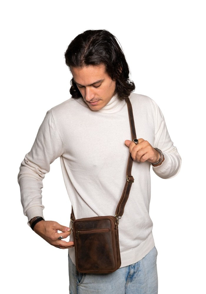 Luxe Leather Crossbody Bag