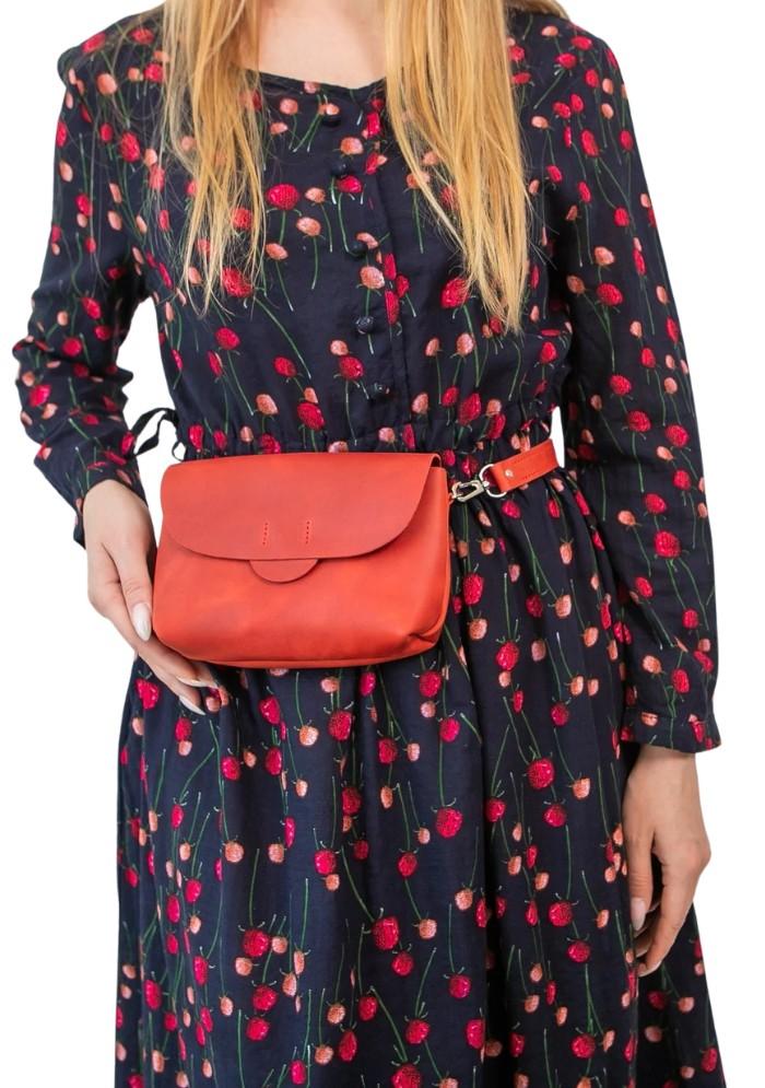 Convertible Leather Belt Bag & Crossbody