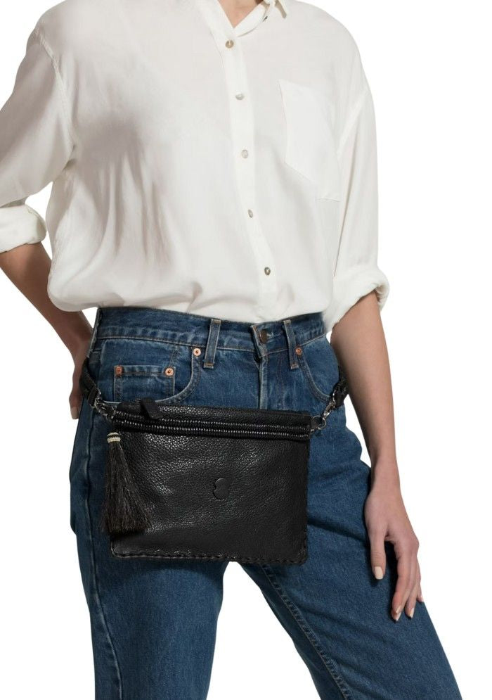 Minimalist Leather Wristlet