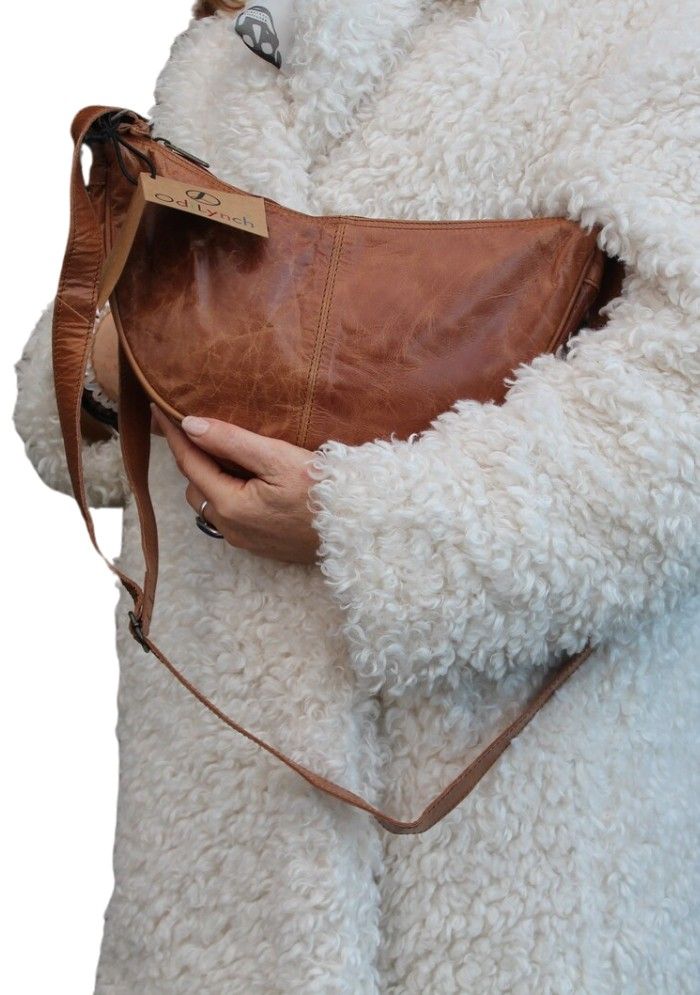 Sable Halfmoon Leather Sling