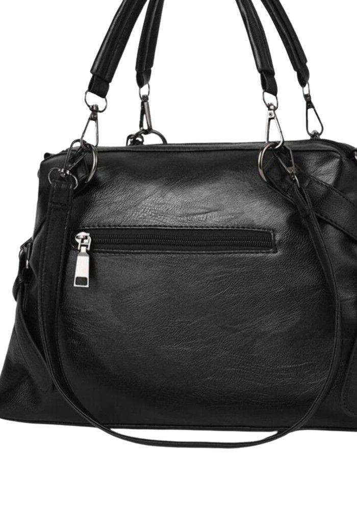 NoirEclipse Chevron Handbag