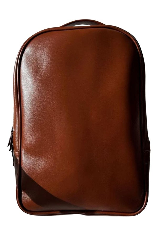 Chestnut brown leather bag