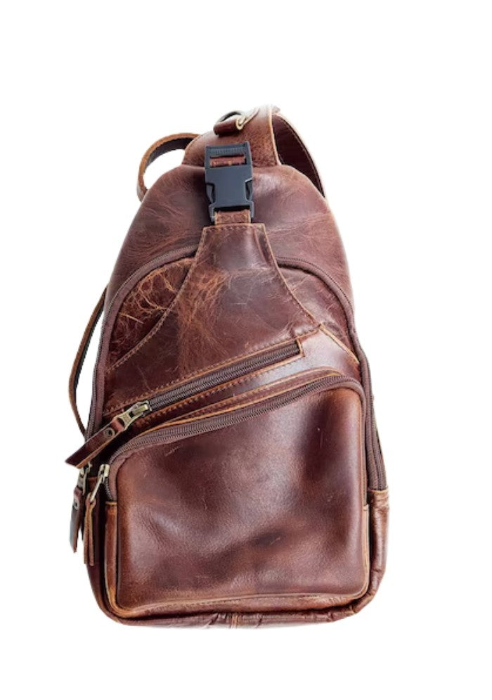 RustCrafter Urban Leather Sling Bag