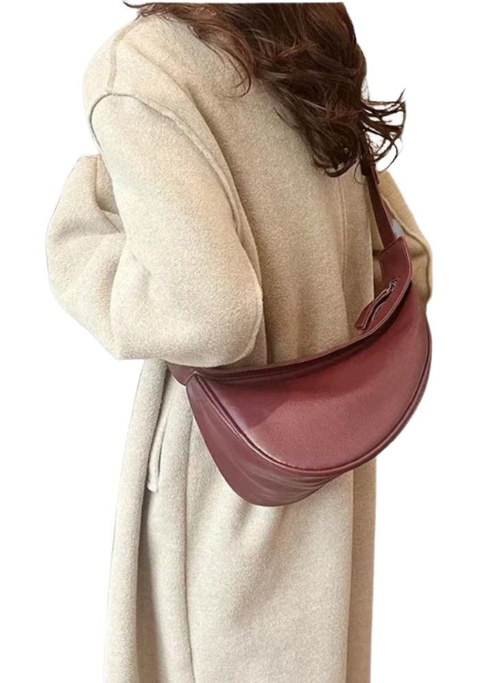 Claret Crescent Sling Bag