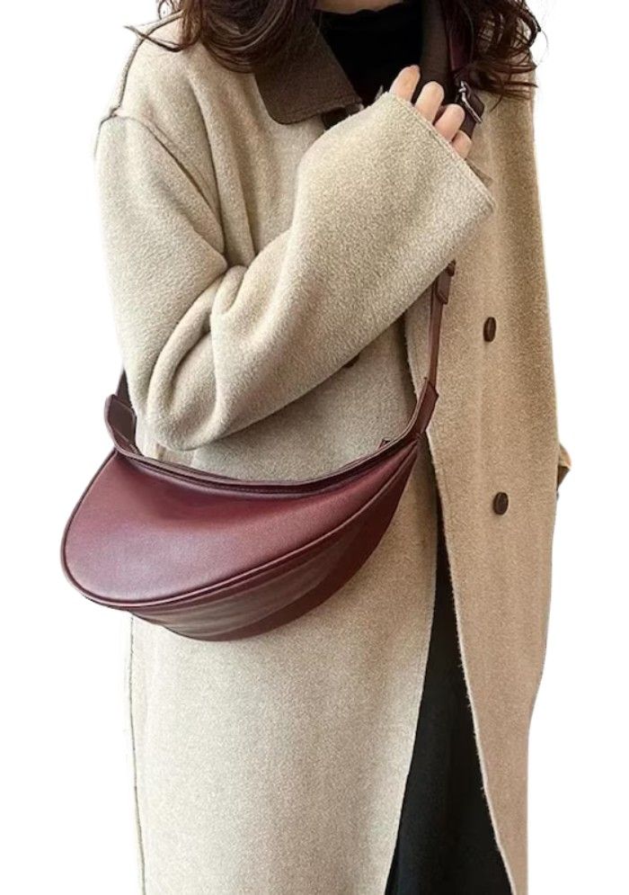 Claret Crescent Sling Bag