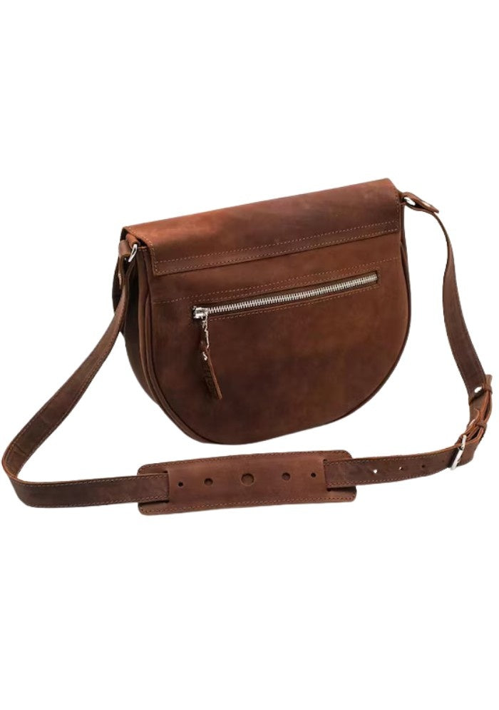 Heritage Curve Leather Sling Bag