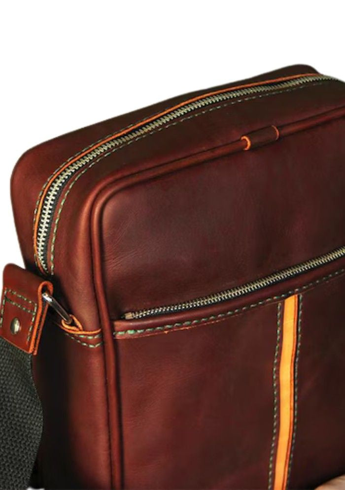 Vintario Leather Crossbody Bag