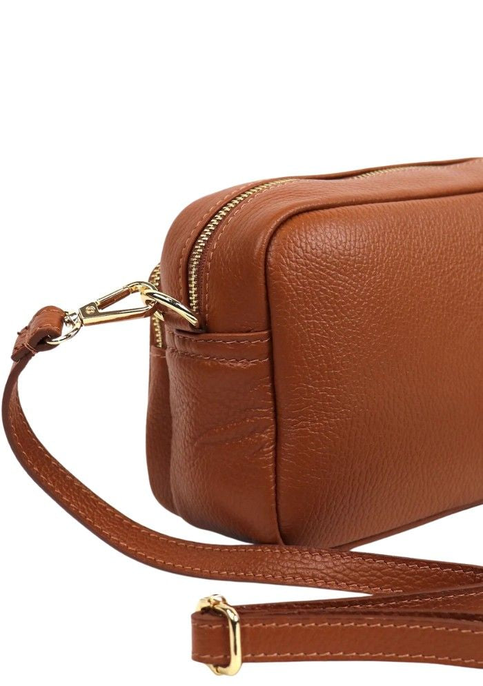 Aurum Luxe Dual-Zip Crossbody