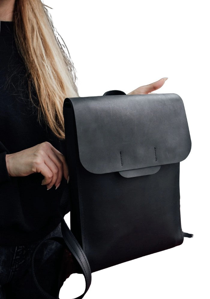 NoirCraft Satchel Leather Backpack
