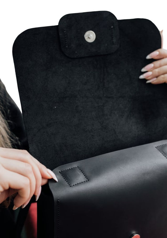 NoirCraft Satchel Leather Backpack