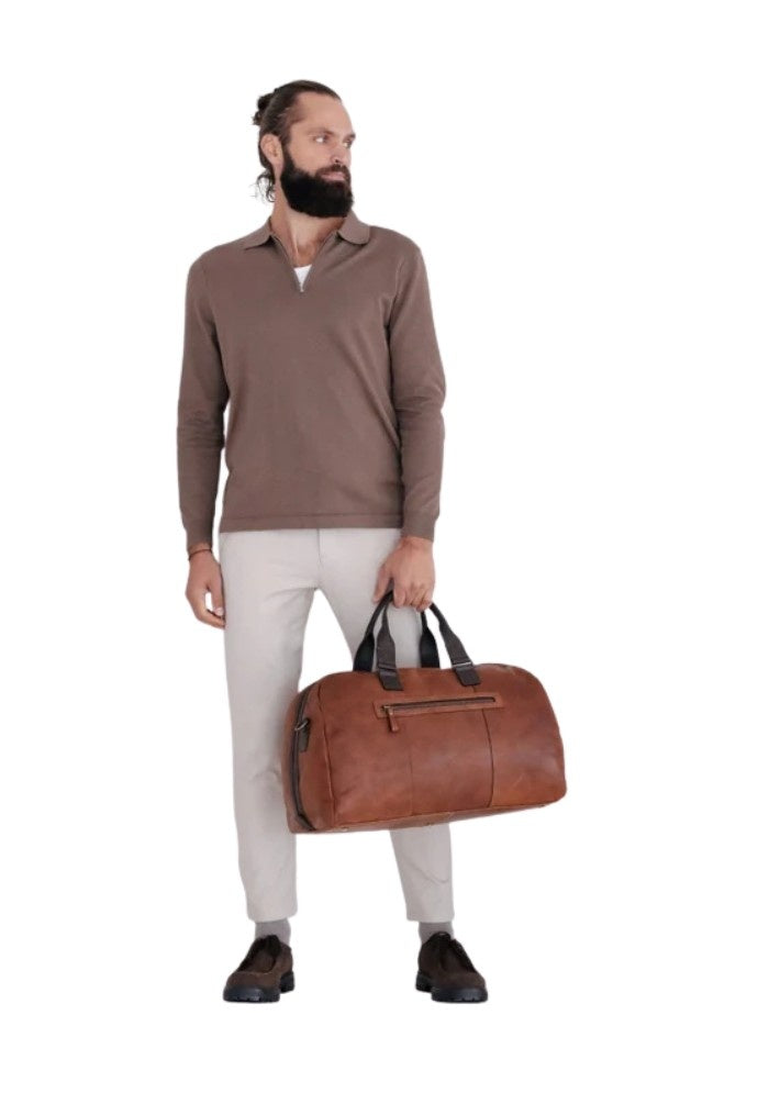 NomadTrek Vintage Leather Travel Bag