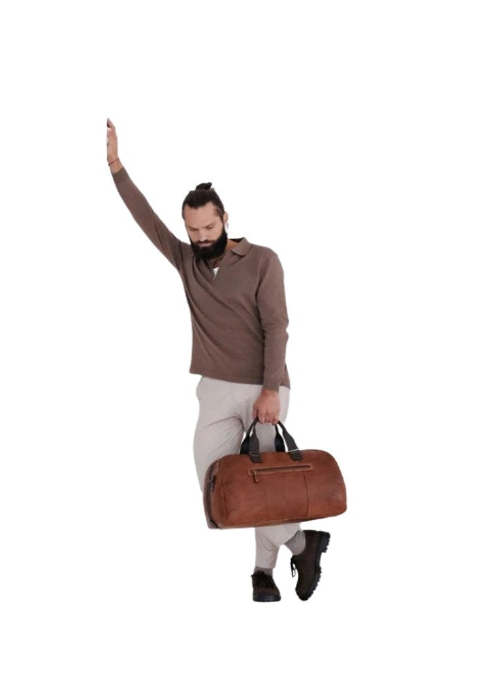 NomadTrek Vintage Leather Travel Bag